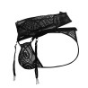 CandyMan String et Porte-jarretelles Heria Noir